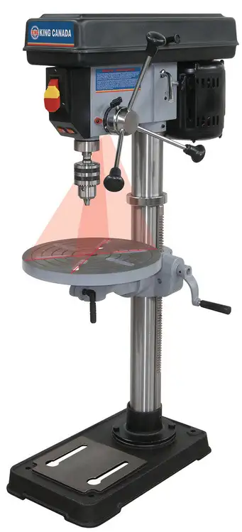 New | in-Stock KING CANADA KC-116N Drill Press (Woodworking) British Columbia CA | Lenmark #255176