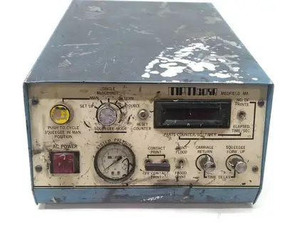 Used MPM Corp PCB Screen Printing Control Unit 115V, 3A SMT Screen Printer Spare Parts Michigan US | Maverick Industrial Sales #1410732