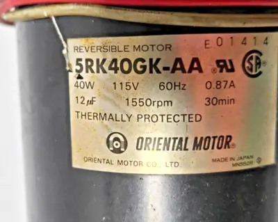 ORIENTAL MOTOR VEXTA 5RK40GK-AA 5RK40GKAA VEXTA