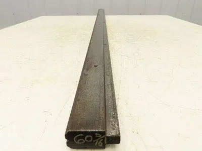 Press Brake Die 60-3/8" Long 90° V 3/16" W 1/8" D 1-5/8" H 1/2" Tang