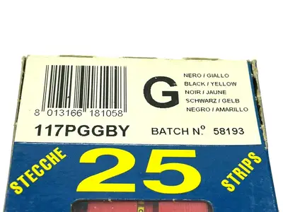 117PGGBY | Grafoplast  Wiremarker Strips PKG OF 25 - New Other