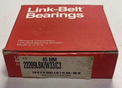 New | in-Stock LINK-BELT 22209LBK/W33/C3 Bearings | Surplus Asset Holdings #1194987