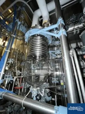 USED BUCHI 107/107 Liter Buchi Kilo Lab Reactor Train System, Glass Lined