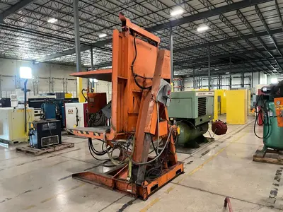 4400 LBS x 55" x 48" x 60" CHERRY HYDRAULIC PALLET INVERTER / ROTATE / FLIPPER: STOCK #23736