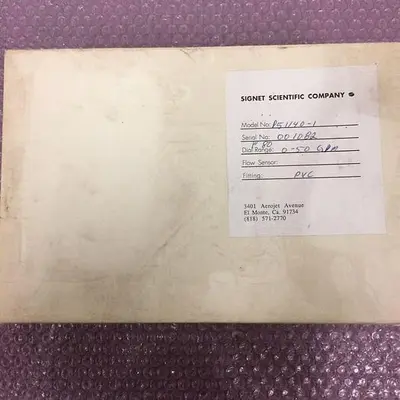 SIGNET SCIENTIFIC COMPANY P51140-1 FLO-LIMIT DETECTOR