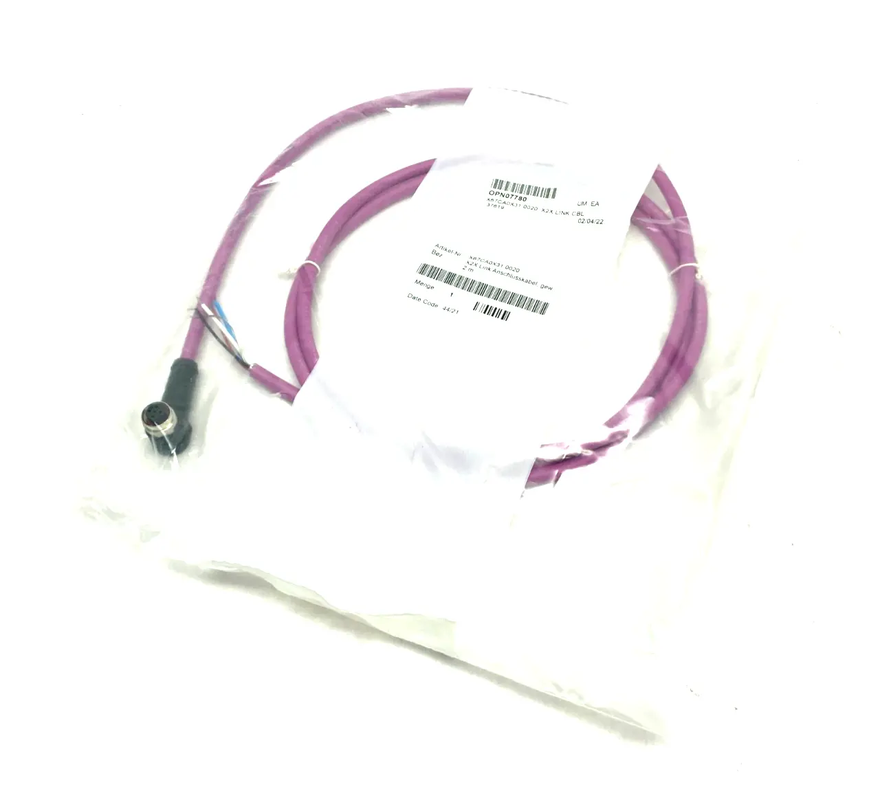 NEW B&R AUTOMATION SINGLE ENDED CONNECTION X2X LINK CABLE 2M