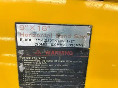 SPEEDER UE-915A Horizontal Band Saws | Midstate Machinery (3)