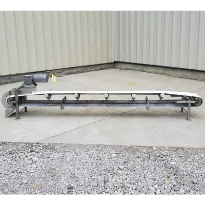 Used 11" Wide x 11' long Stainless Steel Belt Conveyor