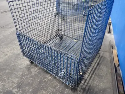 48" X 46" X 42" Collapsible Wire Basket