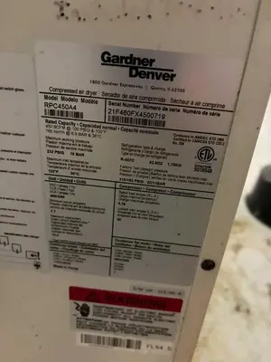 Used GARDNER DENVER VS70 Compressor Packages Pennsylvania US | Global Equipment International, LLC #1258246
