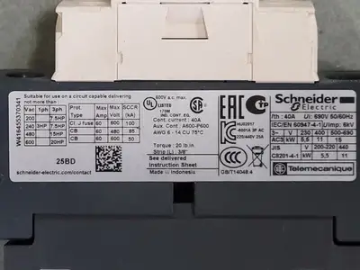 NEW SCHNEIDER ELECTRIC LC1D25BD