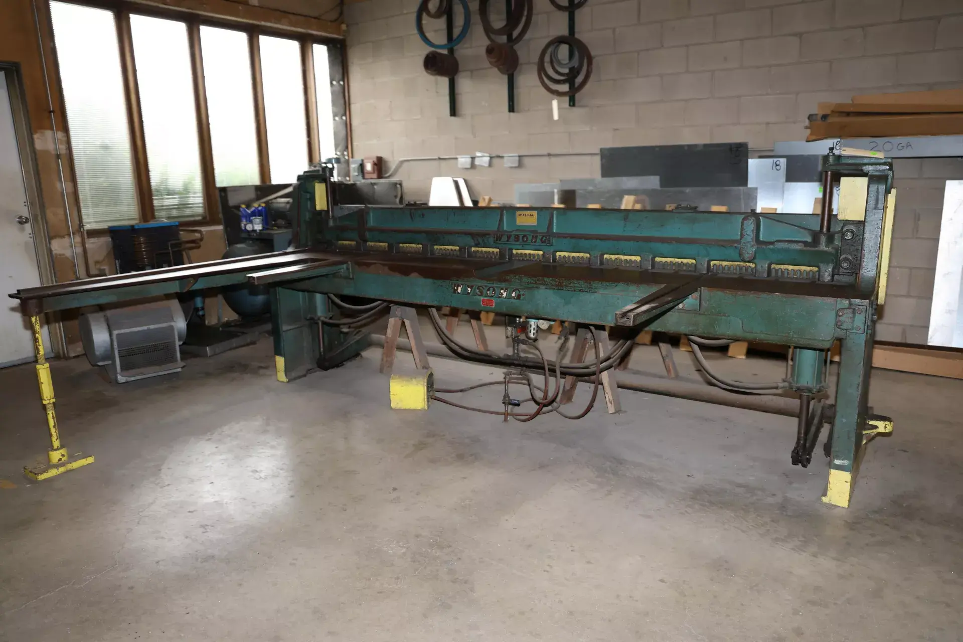 Used Wysong A-120 Power Squaring Shears (Gauge) New Jersey US | Machinery Values #1343250