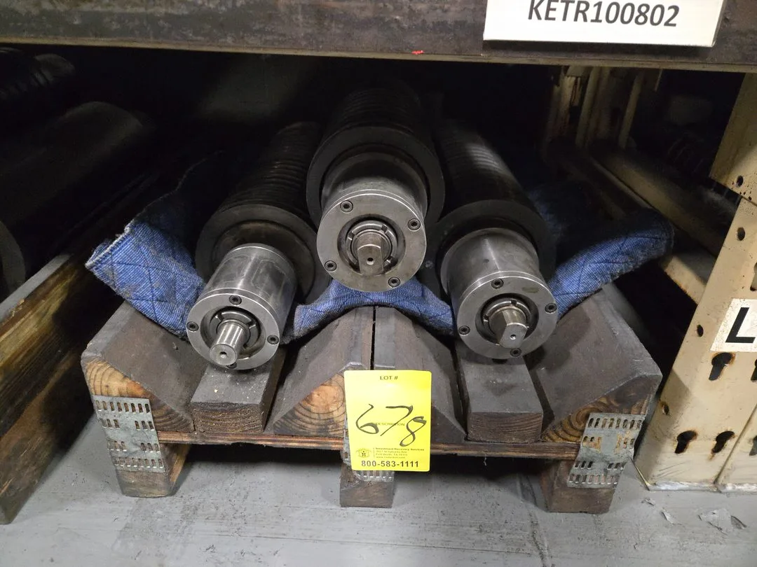 (3) Superfine OD Grind Drum Spindle