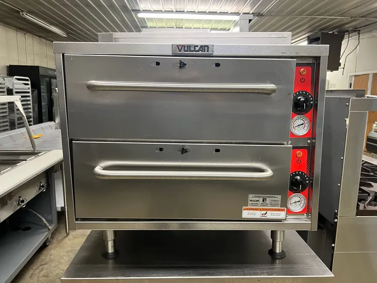 Used Vulcan Used Vulcan VW2S Freestanding Two Drawer Food Warmer - 120V, 950W - WO1 Heated Cabinets & Displays Illinois US | Falcon Restaurant Supply #1375402