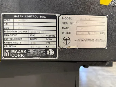 2005 MAZAK VCN 510C-HS Vertical Machining Centers | GMT (19)