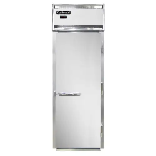 Continental DL1WI-E Full Height Insulated Roll In Heated Cabinet W/ (1) Rack Capacity, 208-230v/1ph