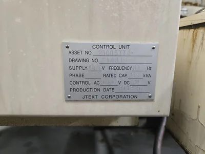 2012 JTEKT TAG-300 Finish Surface Grinding Machine