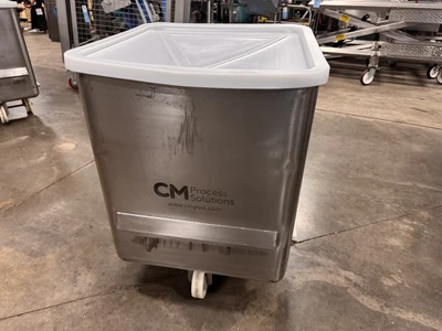 600 Pound SS Dump Buggy with Plastic Lid