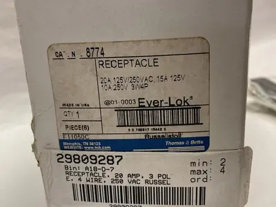 New | in-Stock THOMAS & BETTS 8774 Miscellaneous Equipment (Electrical & Power) | Surplus Asset Holdings #1195594