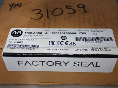 NEW ALLENBRADLEY 1769ASCII