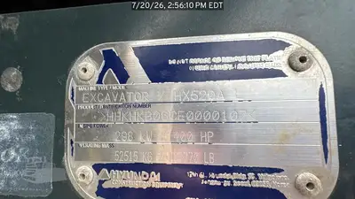 Used 2022 HYUNDAI HX520AL Crawler Excavators Florida US | National Equipment Dealers #1422436