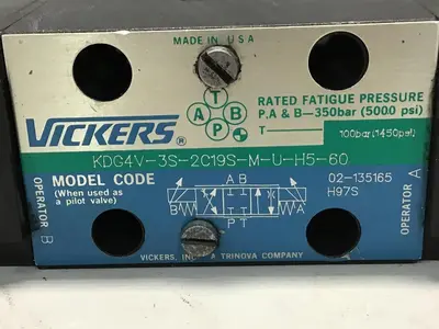 USED VICKERS KDG4V-3S-2C19S-M-U-H5-60