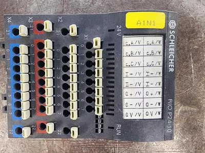 Used SCHLEICHER RIO P24-10 PLC Input & Output Michigan US | Midwest Press and Automation #1232132