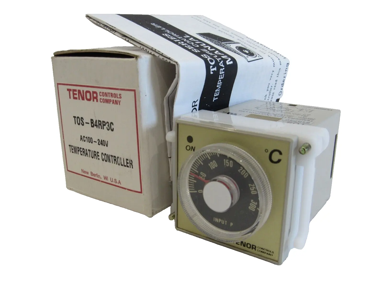 NEW TENOR CONTROLS T0S-B4RP3C TEMPERATURE CONTROLLER AC100-240V T0SB4RP3C