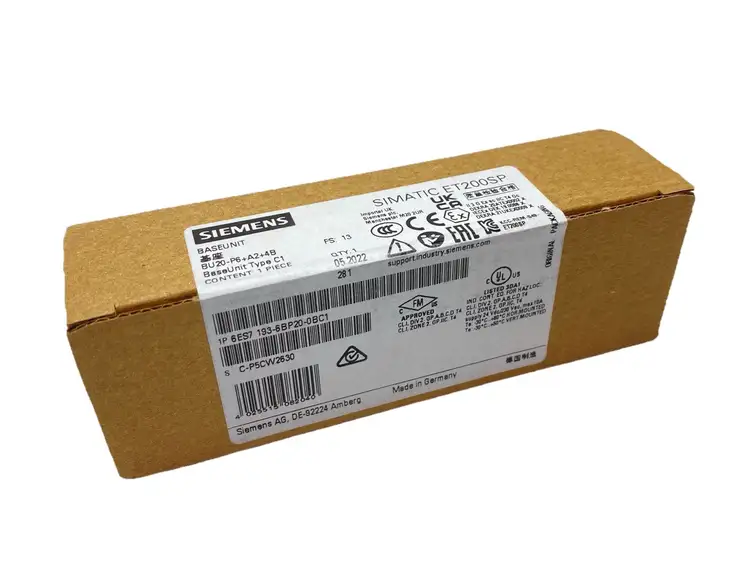 New | in-Stock SIEMENS SIMATIC ET 200SP BASE UNIT PLC Chassis | Maverick Industrial Sales #1098927