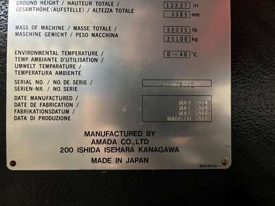 2012 AMADA HDS2204NTW Press Brakes-Hydraulic Power | Asset Exchange Corporation (22)