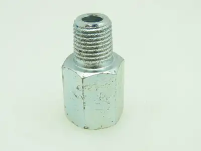 Steel Straight Threaded Pipe Adapter 1/4" x 1/4" NPT Female to Male  LOT OF 10