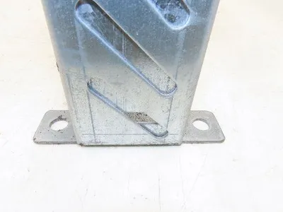 36"W Conveyor Leg Stationary Floor Support 30" to 43"H Galvanized