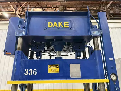 75 TON DAKE MODEL #18-558 HYDRAULIC 4-POST PRESS,  23" STROKE: YOBRO #24094