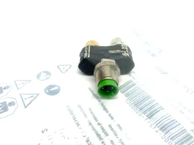NEW MURRELEKTRONIK SLIMLINE T-COUPLER M12 MALE / 2X M8 3-POL