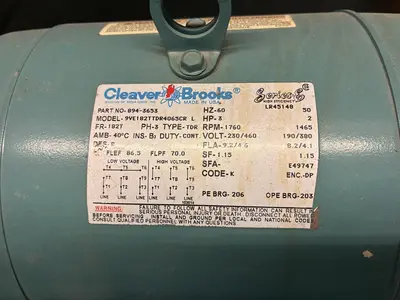 USED 2002 CLEAVER BROOKS CBI200-350-015