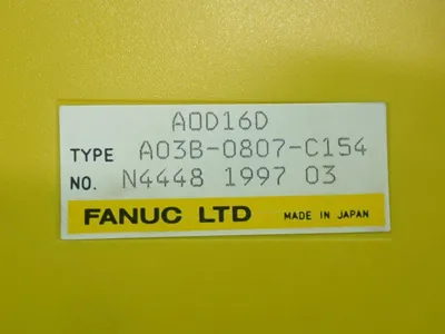 USED FANUC A03B0807C154