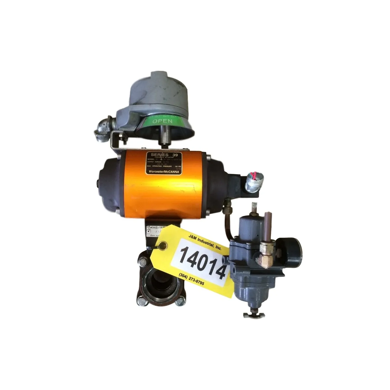 Used 2" Parker Skinner Ball Valve, Worcester