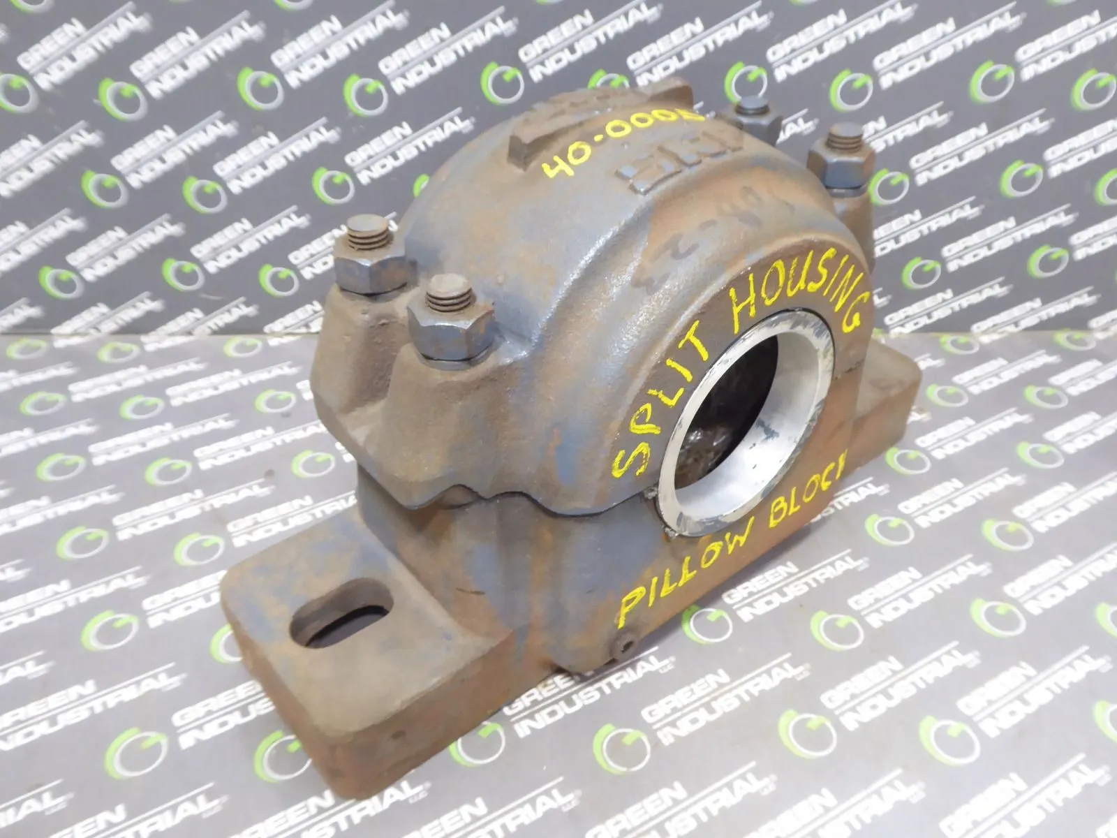 SKF SAF 520N Pillow Block Bearing Housing 3-7/16" Bore Used