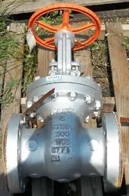 QTY. 2. KITZ 6" 300 FLANGED RAISED FACE GATE VALVE...