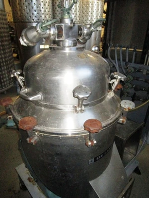 Alfa-Laval BRPX 207 SGV-39-60 clarifier, 316SS.