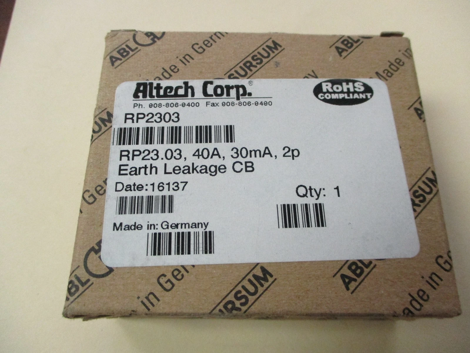 NEW Altech Corp RP2303