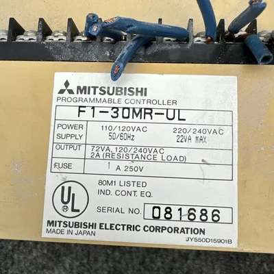 Used Mitsubishi F1-30MR-UL Programmable Logic Controllers California US | Davliegogo LLC #1705857