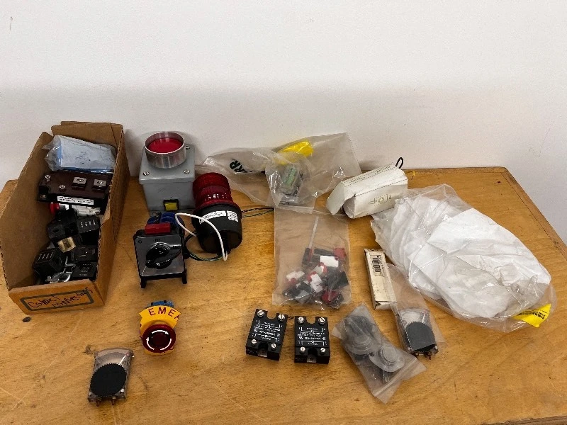 Assorted Industrial Electrical Components and Switches Lot