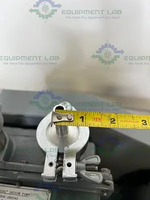 USED WELCH 1402 DUOSEAL BELT-DRIVEN ROTARY VANE VACUUM PUMP 115/230V