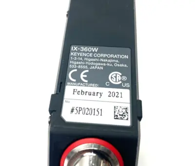 USED KEYENCE IMAGE BASED LASER SENSOR HEAD 360MM SCAN/LINE MODE