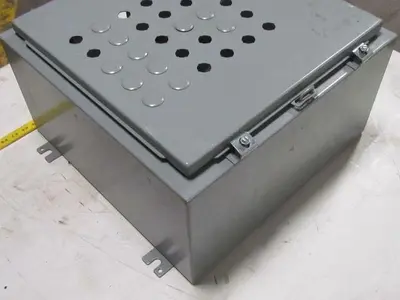 SCE 20x20x10" JIC Box Electrical Enclosure Wall Mount Backplate