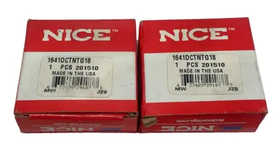 NEW LOT OF 2 RBC BEARINGS 1641DCTNTG18 RADIAL BEARING