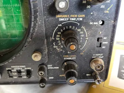 B&K Precision Model 1460 Oscilloscope with Manual and Accessories