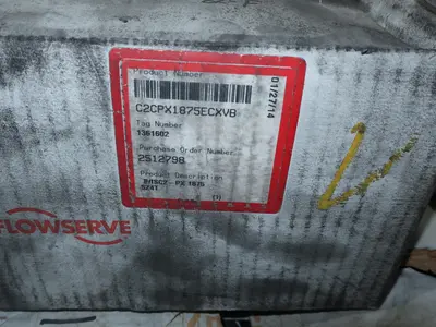 PALLET OF ASSORTED PUMP PARTS, DIAPHRAGM, RINGS, SEALS, COVERS, DRESSER RAND, FLOWSERVE