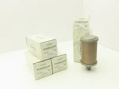 Allied Witan M07 Alwitco AtoMuffler 3/4" NPT 125PSI Max Pressure Lot of 4